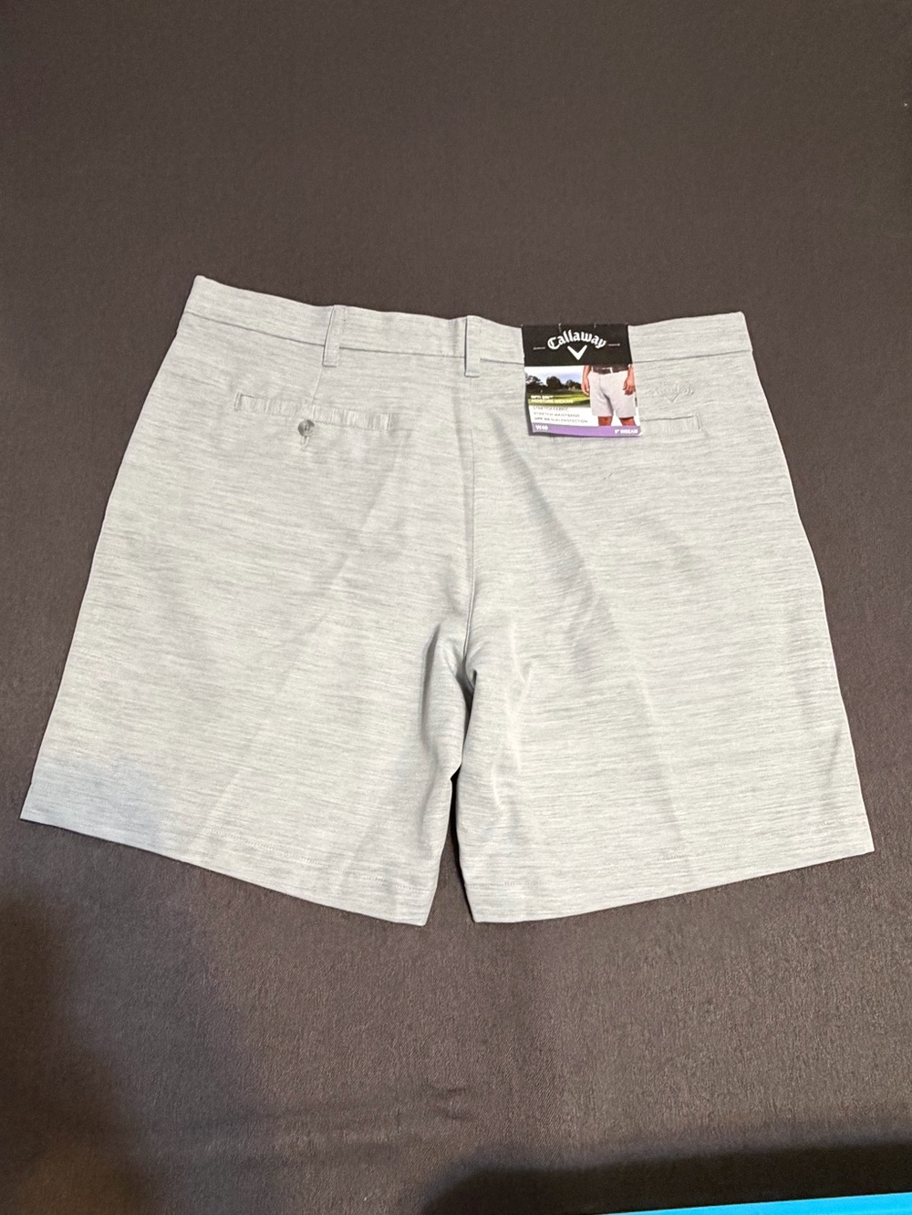 Callaway Men’s Heather Gray Golf Hybrid Shorts size 40W